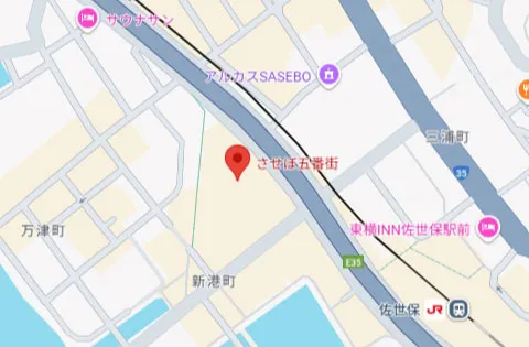 させぼ五番街スタジオマップサムネイル